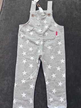 Mud Kingdom Baby Gender Neutral Star Overalls
